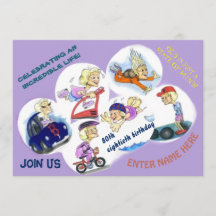 Convite A Uma Celebração Especial De Aniversário