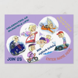 Convite A Uma Celebração Especial De Aniversário