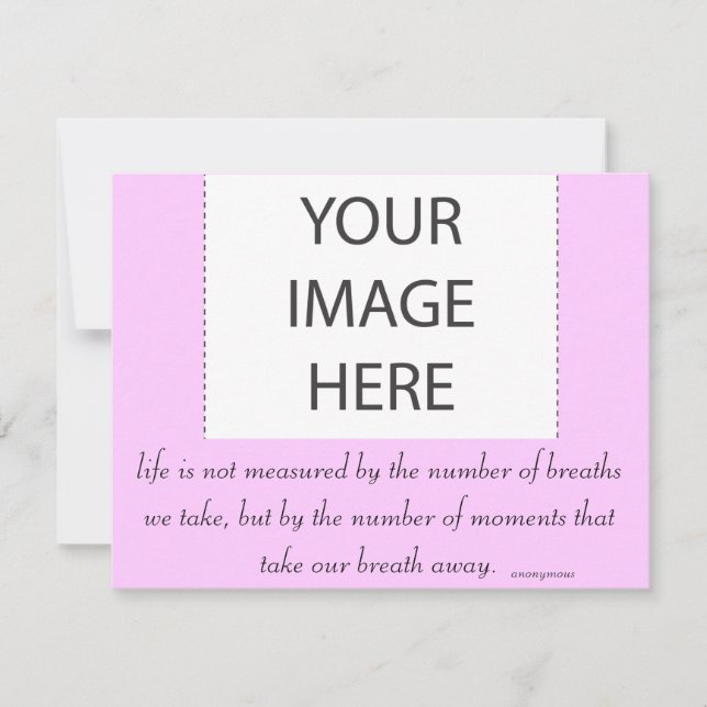 Convite "A vida não é medida..." (Frente)