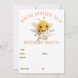 Convite Abelha Encantadora