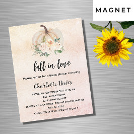 Convite Abóbora chá de panela se apaixona pelo luxo de cre