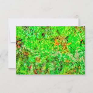 Convite abstrato verde profundo, Abstrato escuro o