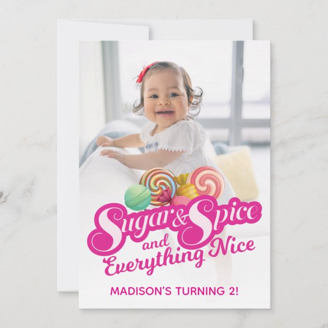 Convite Açúcar e Tempero (Frente)