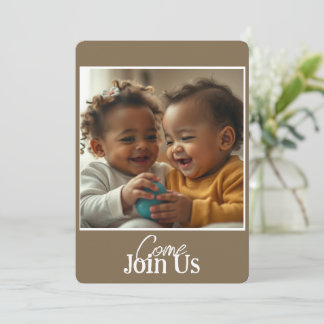 Convite Adicionar Foto e Texto