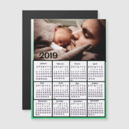 Convite Adicionar uma foto a este calendário azul 2019