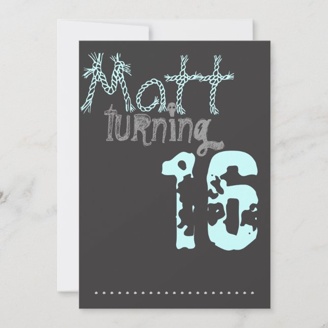 Convite adolescente do aniversário da ginástica da (Frente)