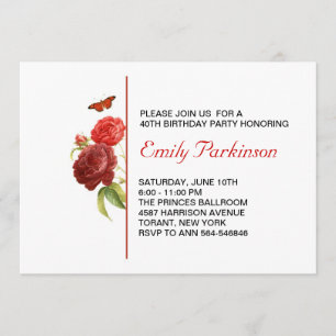 convite adulto do aniversário