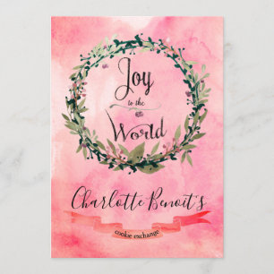 Convite alegre da troca de 2 biscoitos