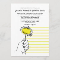 Convite alegre do casamento do dia especial