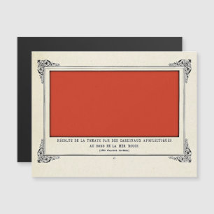 Convite Alphonse Allais, April Fools, Red, Abstrato Art