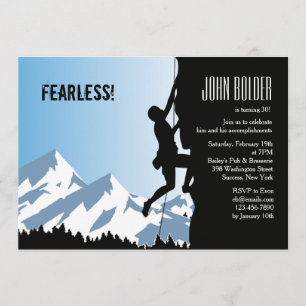 Convite alpino do montanhista