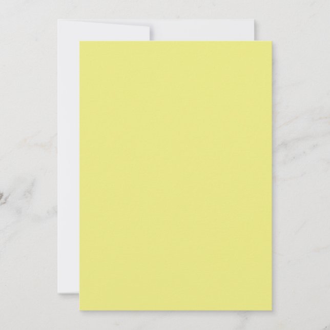Convite Amarelo Pastel (Frente)