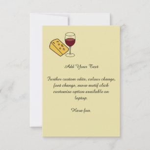 Convite Amarelo Personalizado para Festas de Queij
