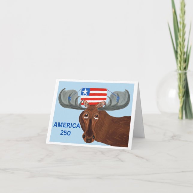 Convite  America 250 Moose (Frente)
