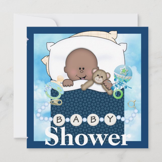 CONVITE AMERICANO DO CHÁ DE BEBÊS (Frente)