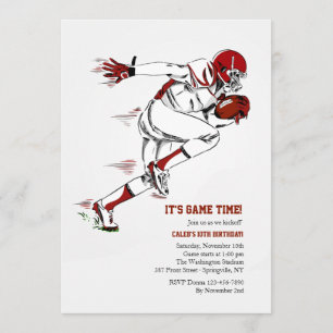 Convite Americano para Futebol