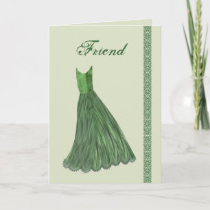 Convite AMIGO Bridesmaid FLOREST GREEN Personalizável