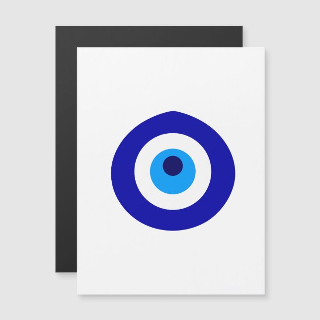 Convite Amuleto turco chamado nazar (Frente/Verso)