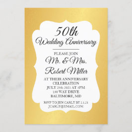 Convite - Aniversário de 50 anos de Casamento Conf