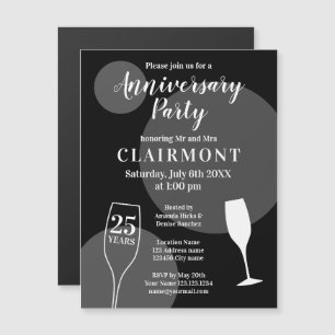 Convite Aniversário de Casamento de 25 Personalizado