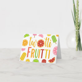 Convite Aniversário dos pop do gelo do citrino de Twotti