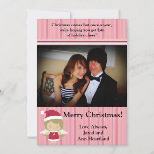 Convite Anjo de Natal 5x7
