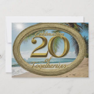 Convite Anniversay de Casamento 20