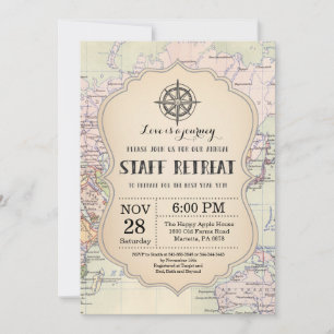 Convite anual de retenção de Funcionarios viagem