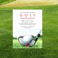 Convite Anual do Torneio de Golfe