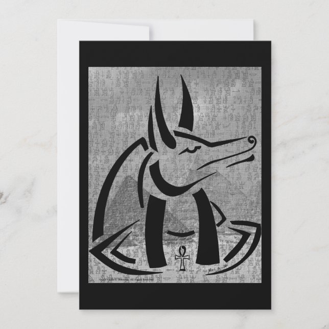 Convite Anubis (Frente)