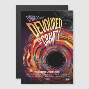 Convite Anúncio De Filme De Horror Sci-Fi, Devorado Por Gr