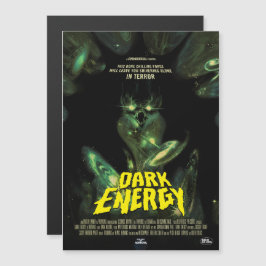 Convite Anúncio de Filme de Horror Sci-Fi, Energia Escura