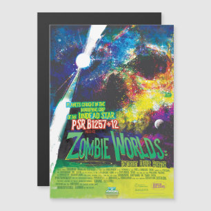 Convite Anúncio de Filme de Horror Sci-Fi, Mundos Zombie