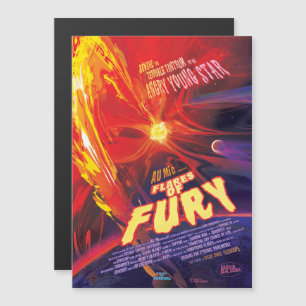 Convite Anúncio de Filme de Terror Sci-Fi, Clarões de Fúri
