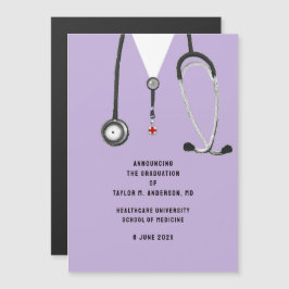Convite Anúncio de Formatura da Faculdade de Medicina