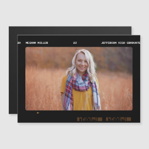 Convite Anúncio de Graduação de Foto do Quadro de Filmes R