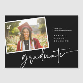 Convite Anúncio de instantâneo do Formando de fotos modern