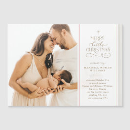 Convite Anúncio de nascimento de Natal de feliz