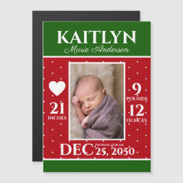 Convite Anúncio de natal moderno Anúncio de recém-nascidos