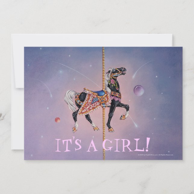 Convite, Anúncio - Petaluma Carousel Horse2 (Frente)