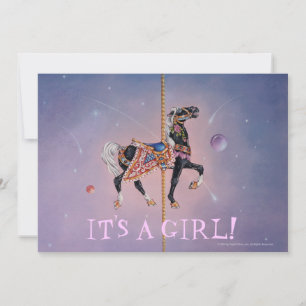 Convite, Anúncio - Petaluma Carousel Horse2