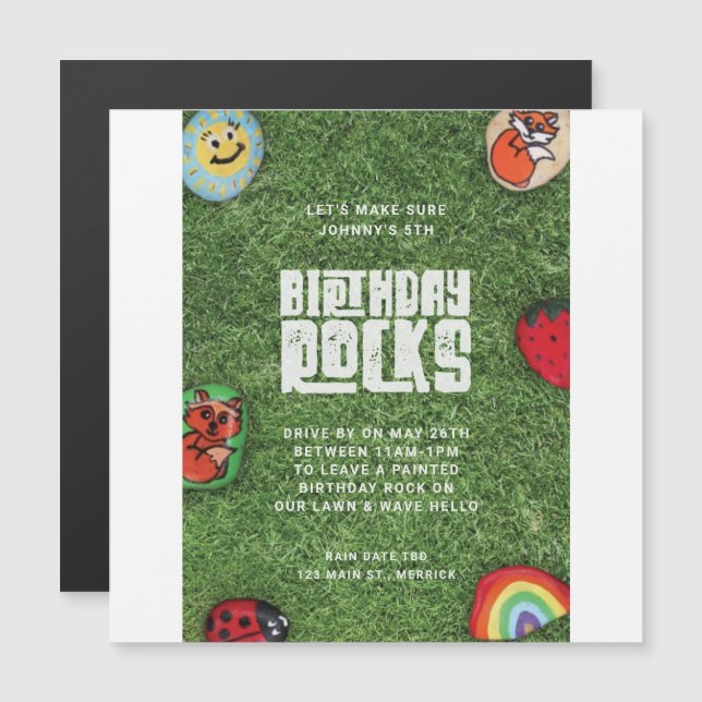 Convite ao Aniversário de criança de Coronavírus (Frente/Verso)