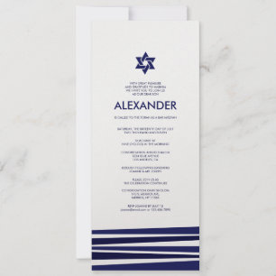 Convite ao Bar Mitzvah