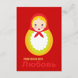 Convite ao Chá - Adoção de Matroyshka na Rússia