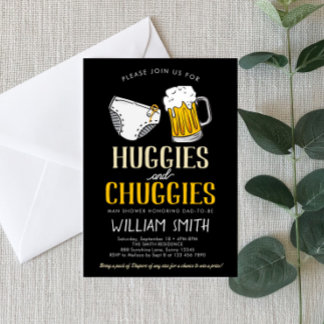 Convite ao Chá de fraldas Huggies e Chuggies