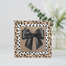 Convite ao chá de fraldas - Impressão em animais -