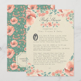 CONVITE AO CHÁ DE FRALDAS| Vintage Floral Storyboo