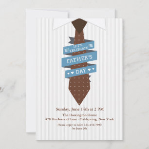 Convite ao Dia de os pais de Celebração de vamos