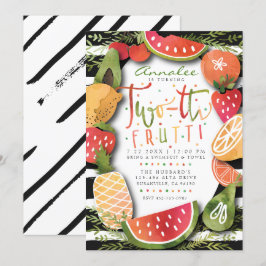 CONVITE AO segundo aniversário | Partido Frutti de