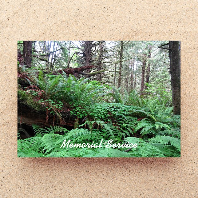 Convite ao Serviço Memorial - Convite Pacífico (Criador carregado)